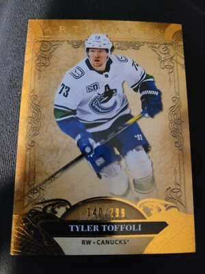 TYLER TOFFOLI UPPER DECK ARTIFACTS 20-21 CARD #48 #D /299 - Image 1 of 4