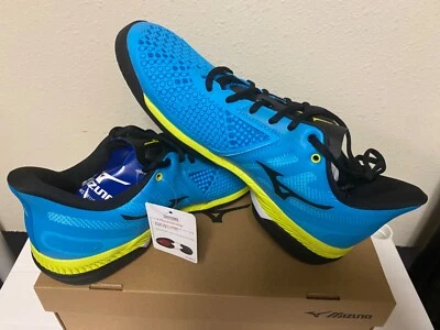 Mizuno Men's Wave Exceed Tour 5 AC Tennis Shoes Jet Blue/Bolt - Image 1 of 3