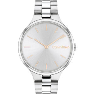 Calvin Klein Linked Ladies Stainless Steel Silver Dial Quartz Watch 25200128