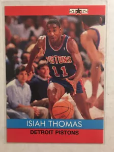 1990-91 STATZ. Isiah Thomas red - Picture 1 of 2