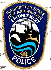 WASHINGTON STATE FISH & WILDLIFE ENFORCEMENT POLICE PATCH SPC8 - Picture 1 of 3