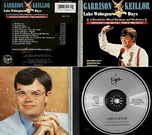 KEILLOR GARRISON *VG+* "LAKE WOBEGON DAYS" 1989 US VIRGIN CLASSICS LTD MPR CD - Picture 1 of 1