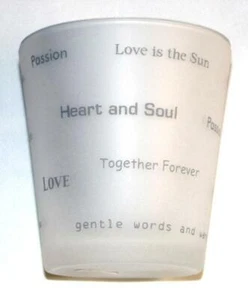 FTD JARRÓN DE VIDRIO "CORAZÓN Y ALMA" JUNTOS PARA SIEMPRE" MESA DE BODA NUEVO LOTE DE 6 - Imagen 1 de 8