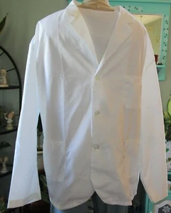 Artex Medical Unisex L/S Lab Coat Snaps 3 Pocket 32" Length Size 3X White - Picture 1 of 5