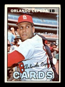 1967   #20 Orlando Cepeda St Louis Cardinals