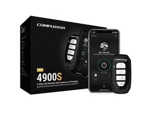 Compustar CSX4900-S 4-Button 2-Way, 3000' Remote Start System w/Drone X1LTE- NEW - Picture 1 of 6