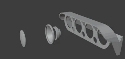 Rampa de Luz Lancia Delta Modelo Accesorios para Hasegawa 1/24 Foto 1 de 4