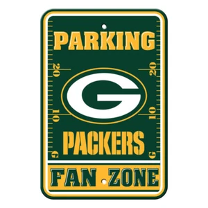 NFL Green Bay Packers Home Room Office Bar Decor Parking Sign Fan Zone 12" x 18" - Picture 1 of 1