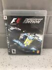 F1 Formula One Championship Edition Playstation 3 PS3 Used
