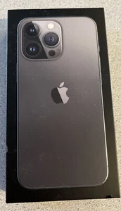 Apple iPhone 13 Pro 128gb Black  -  BOX ONLY - Picture 1 of 3
