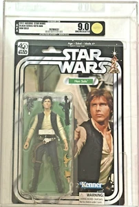 2017 Hasbro Star Wars Black Series 40Th Ann Han Solo AFA 9.0 - Picture 1 of 3