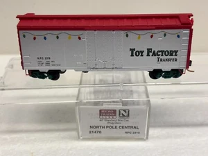N Scale Micro Trains MTL 21470 North Pole Central NPC 2319 Box Car from NPC Set - Picture 1 of 4