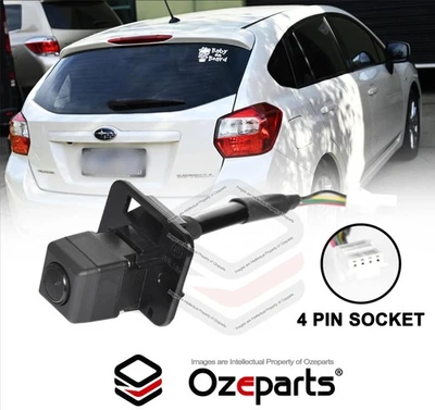 Back Up Rear View Bootlid Reverse Camera For Subaru Impreza G4 Sedan 2011~2015 - Image 1 of 4