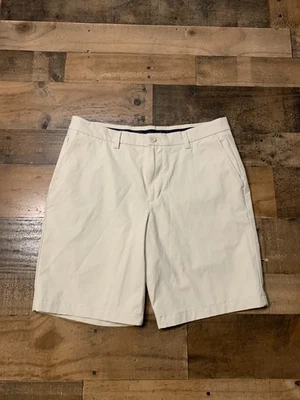 Pantalones Cortos Vineyard Vines Para Hombre 32 Beige Sobre la marcha OTG Golf Chino Rendimiento Preppy Foto 1 de 4