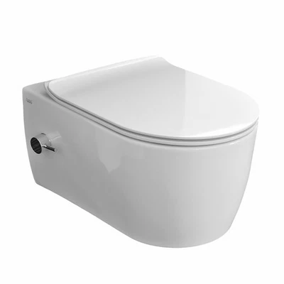 VORTEX Dusch WC Deckel integrierte Armatur spülrandlos Taharet #126 - Bild 1 von 4