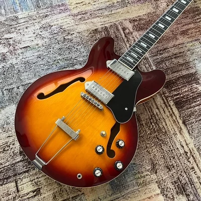 ES-335 electric guitar P90 pickup Semi hollow maple body - Image 1 of 4