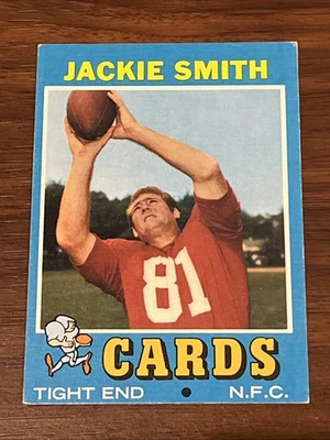1971 Topps Fooball Jackie Smith #244 St. Louis Cardinals 1971JS2 - Image 1 of 2