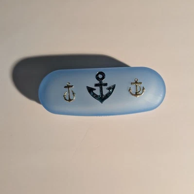 Estuche Rígido Decorado Personalizado Estuche Ancla Azul Nuevo Reempaquetado Foto 1 de 3