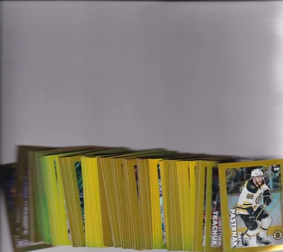 2022-23 Topps Chrome NHL Sticker Gold Refractors /50 MADE-YOU PICK-AUCTION #1/2 - Image 1 of 2