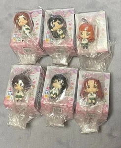 Girls und Panzer figure charm key chain Lot 6 set mascot anime Japan m625 - Picture 1 of 3
