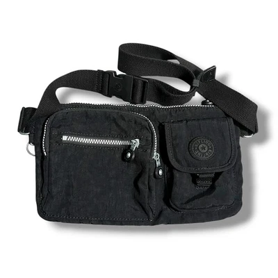 Riñonera Kipling PRESTO Bolso Cintura/Bolso Cinturón Negro Carga con Cremallera Foto 1 de 4