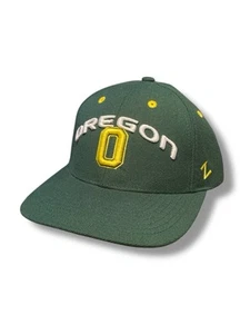 Mütze Kappe University of Oregon Enten Erwachsene Druckknopflasche grün Wolle Acryl Zephyr NCAA - Bild 1 von 3