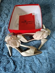 Ros Hommerson Damenschuhe sexy goldfarben 10,5 M - Bild 1 von 5