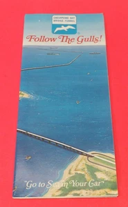 1973 VINTAGE BROCHURE CHESAPEAKE BAY BRIDGE TUNNEL FOLLOW THE GULLS 4th Edition - Picture 1 of 2