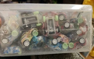 Bulk Pull Back Cars Assorted Mini Race Cars Toy Set with Case 45 Cars 1"  - Picture 1 of 4