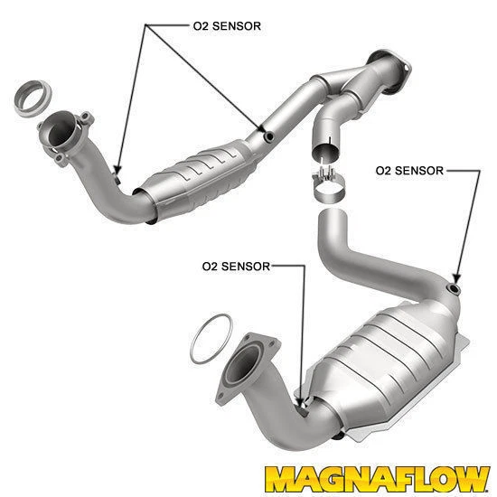 Chevrolet SSR 2003-2006 5,3 L 6 L Magnaflow ajuste directo convertidor tubo en Y Foto 1 de 1