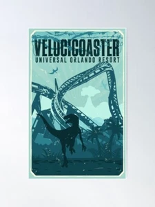 ¡NUEVO! Póster de montaña rusa de mejor diseño 5 pósteres - Imagen 1 de 1