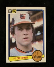 1983 Donruss Cal Ripken Baltimore Orioles HOF Baseball #279 Iron Man⚾️⚾️⚾️