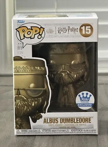 Funko Pop! Harry Potter Albus Dumbledore Gold Metallic # 15 Figure Exclusive - Picture 1 of 6