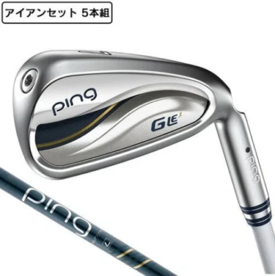 Women PING G LE 3 ironSet RH 7-9+PwSw 5pic ULT250 J graphite shaft Flex A - Image 1 of 4