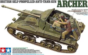 Tamiya 1/35 Military No.356 BRITISH SELF-PROPELLED ANTI-TANK GUN ARCHER JAPAN81 - Picture 1 of 6