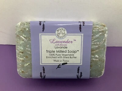 Trader Joe's Bisous de Provence LAVENDER Triple Milled Soap w/ Shea Butter 7oz - Image 1 of 2