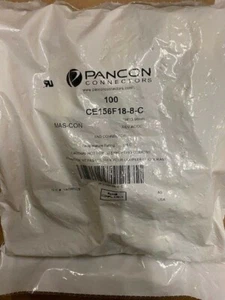 (100 Pack) Pancon CE156F18-8-C-WIRE-TO-BOARD CONNECTOR, RECEPTACLE, 1 ROW  - Picture 1 of 1