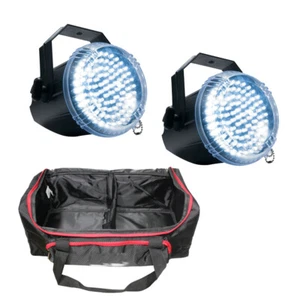 2x Eliminator Lighting Big Shot LED EP LED strobes w/ Carry Bag - Picture 1 of 6