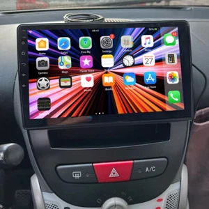 Per Peuget 107 Toyota Aygo 2004-14 Citroen C1 Car Stereo Carplay GPS WiFi Radio - Foto 1 di 12