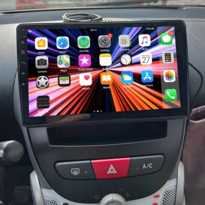 Per Peuget 107 Toyota Aygo 2004-14 Citroen C1 Car Stereo Carplay GPS WiFi Radio - Immagine 1 di 4