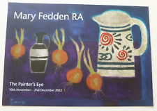 MARY FEDDEN RA Still life with onions   2022 PRIVATE VIEW ART EXHIBITION CARD