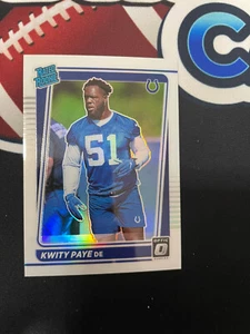 2021 Optic Football Kwity Paye Holo Rated Rookie Variation Hanger Exclusive. - Picture 1 of 2