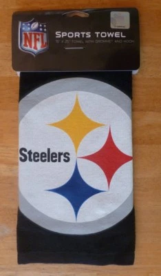 WinCraft  McARTHUR Pittsburgh Steelers 15'' x 25'' Sports Golf Towel - NFL Foto 1 de 2
