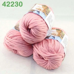 Sale 8SkeinsX50gr Soft Worsted Cotton Chunky Super Bulky Hand Knitting Yarn 30 - Picture 1 of 11