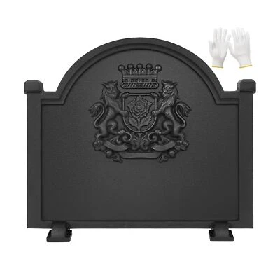 G G GOOD GAIN 壁炉背板 - 壁炉壁炉壁炉 20 英寸带脚... — 第 1/4 张图片