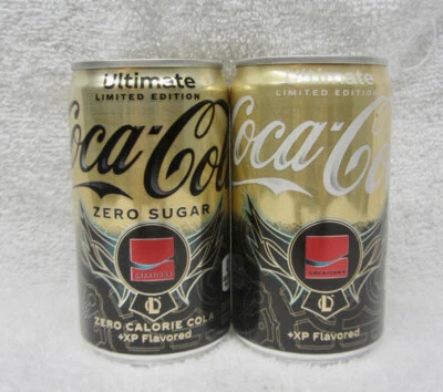 2 mini latas VACÍAS edición limitada Coca-Cola Creations ULTIMATE 7,5 oz REG & ZERO Foto 1 de 3