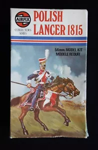 VINTAGE AIRFIX 54MM POLISH LANCER 1815 Model kit. - Picture 1 of 7