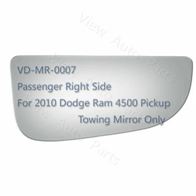 Replacement Mirror Glass For 2010-2020 Dodge Ram 2500 3500 Passenger Right Side - Image 1 of 4