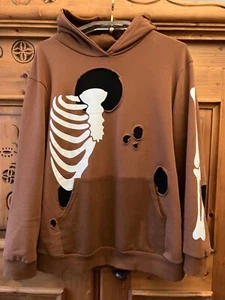 Hingucker Shadow PRJCT - Herren Hoodie mit Kapuze,Gr. XL braun/weiß/schwarz - Bild 1 von 17