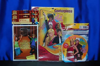 High School Musical Party Set # 6  Banner Centerpiece Napkins Loot bags Balloon - Image 1 of 2